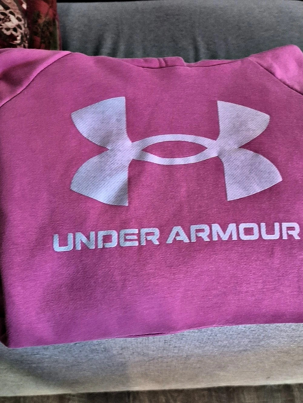 Under Armour Fleece Big Logo Hoodie Pink